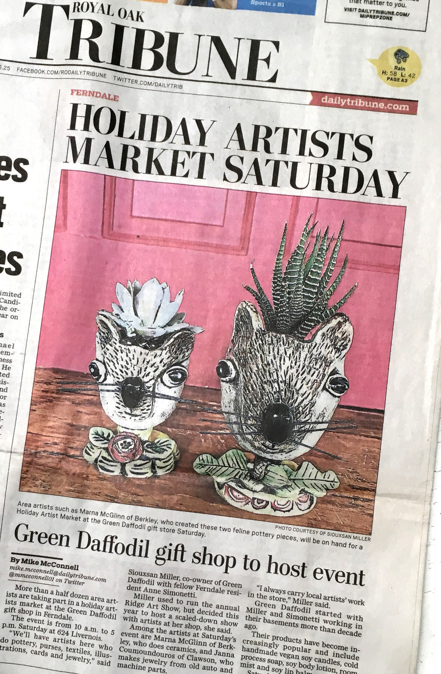 Royal Oak Tribune, November 2017.