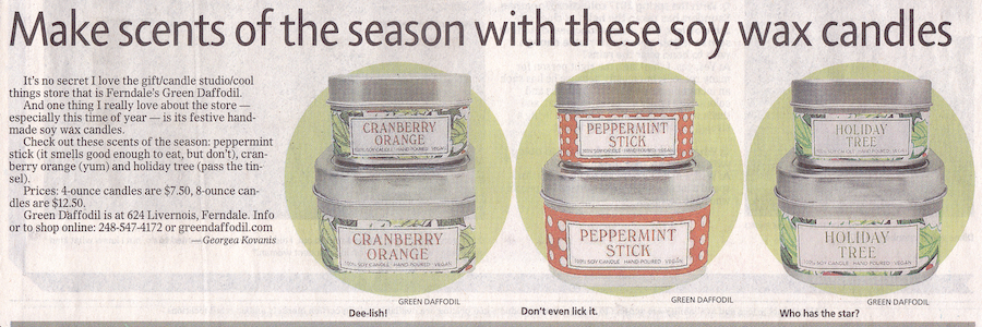 Scents of the Season, December 2016.