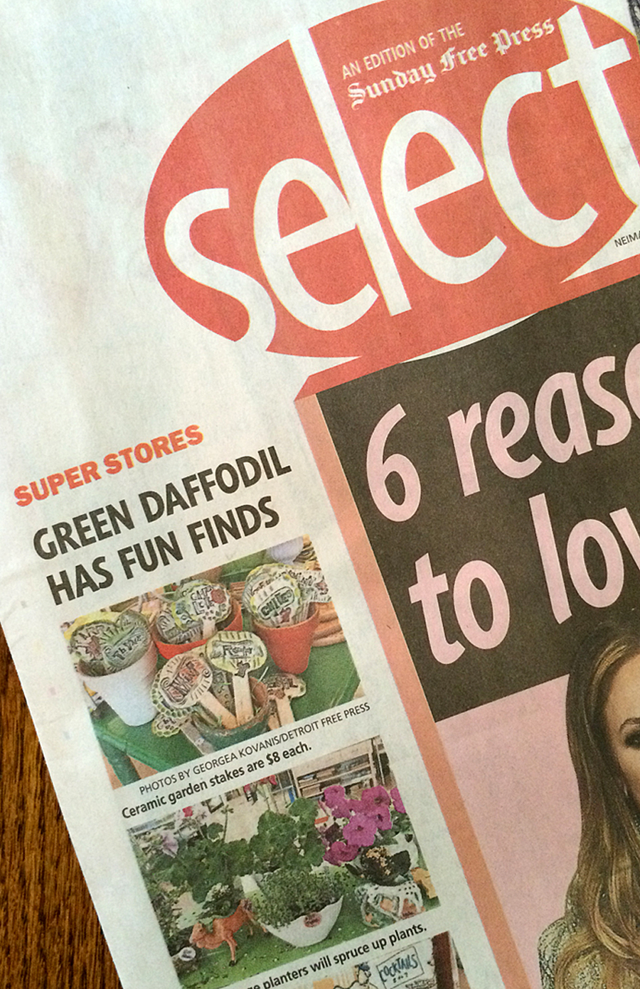 Super Stores - Green Daffodil Has Fun Finds, Spring 2016.